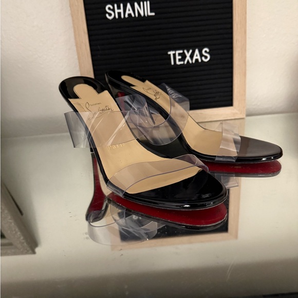 Christian Louboutin just nothing 85 PVC & Leather - Picture 4 of 7